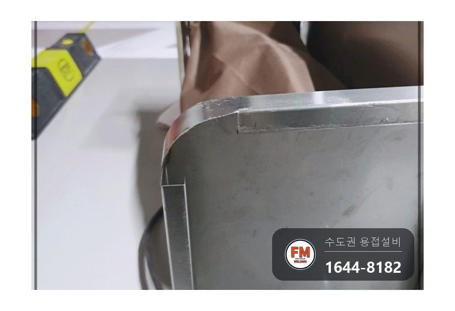 대학교 급식카트 60대 손잡이 바퀴 R가공 용접 보강 시공 사진 10