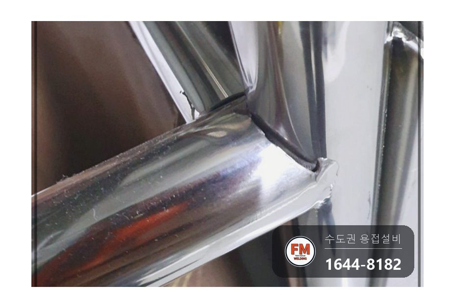 대학교 급식카트 60대 손잡이 바퀴 R가공 용접 보강 시공 사진 7