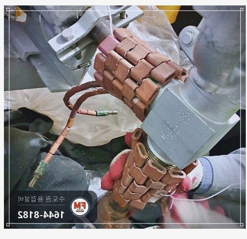 발전소 나인크롬 배관 누수 밸브 교체 예열 후열 용접 보수 시공 사진 10