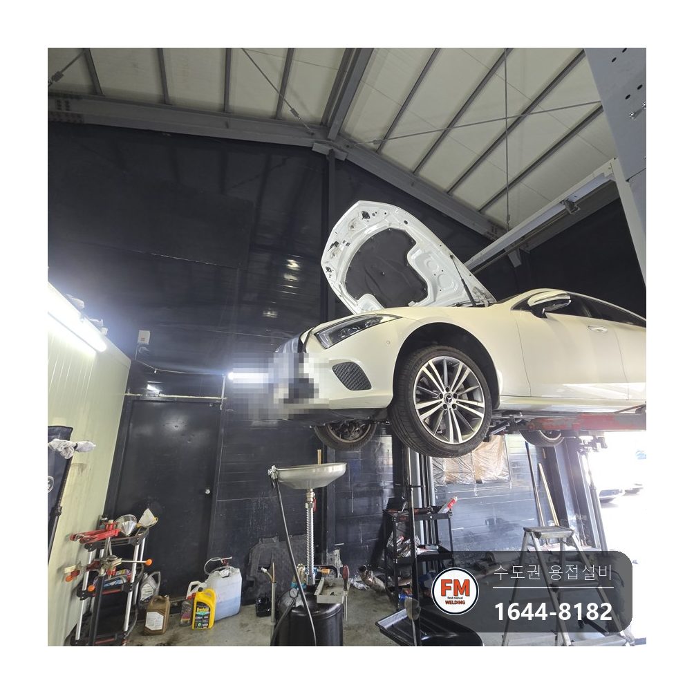 벤츠 CLS 변속기 하우징 마그네슘 균열 교류 TIG 보수 시공 사진 1