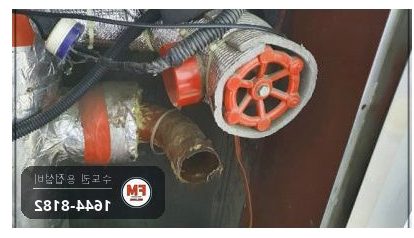 소화전 앵글밸브 탈락 니플 교체 가접 거울용접 보수 시공 사진 13