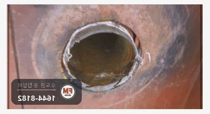 소화전 앵글밸브 탈락 니플 교체 가접 거울용접 보수 시공 사진 8
