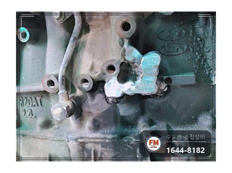 철 주물 엔진블럭 크랙 볼트 조립부 니치아 2차 육성 시공 사진 17