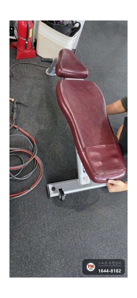 헬스장 벤치 각도조절 고정핀 브래킷 알곤 용접 수리 시공 사진 11
