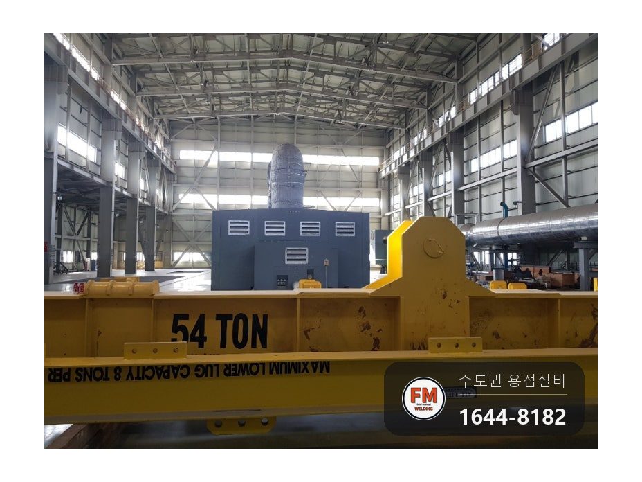화력발전소 9크롬 내열강 배관 두 곳 예열 205도 이상 지켜 용접 후 후열 시공 사진 1