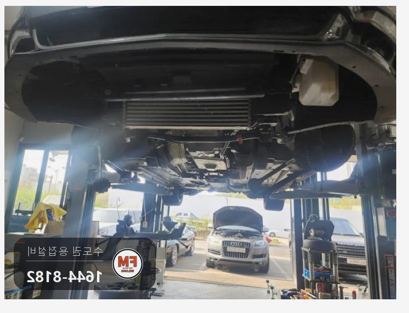 수입차 오일팬 알루미늄 파손 둘레 잔금 오일팬수리 용접