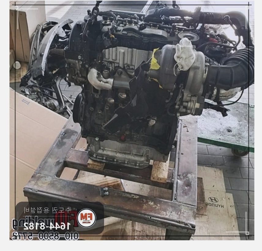 엔진프레임 브래킷 주물용접 예열 후열 볼트 체결 보수