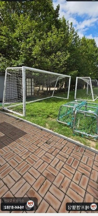 바퀴교체 축구 골대 이탈 부속 피스 고정 보수