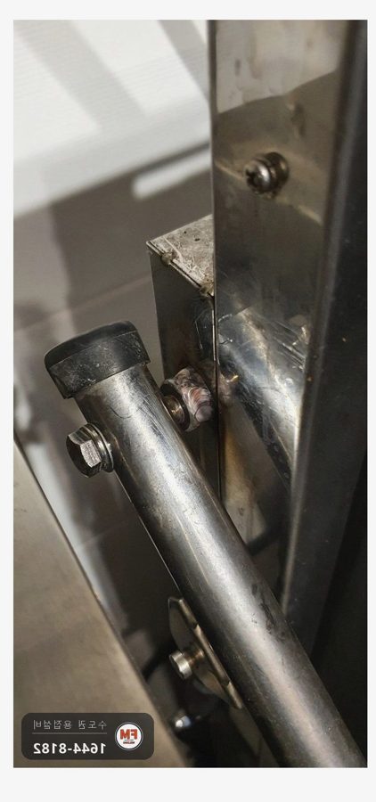 린나이 식기세척기 손잡이 핸들 부러짐 케이스 안 열림 용가재 넣어 알곤 재접합