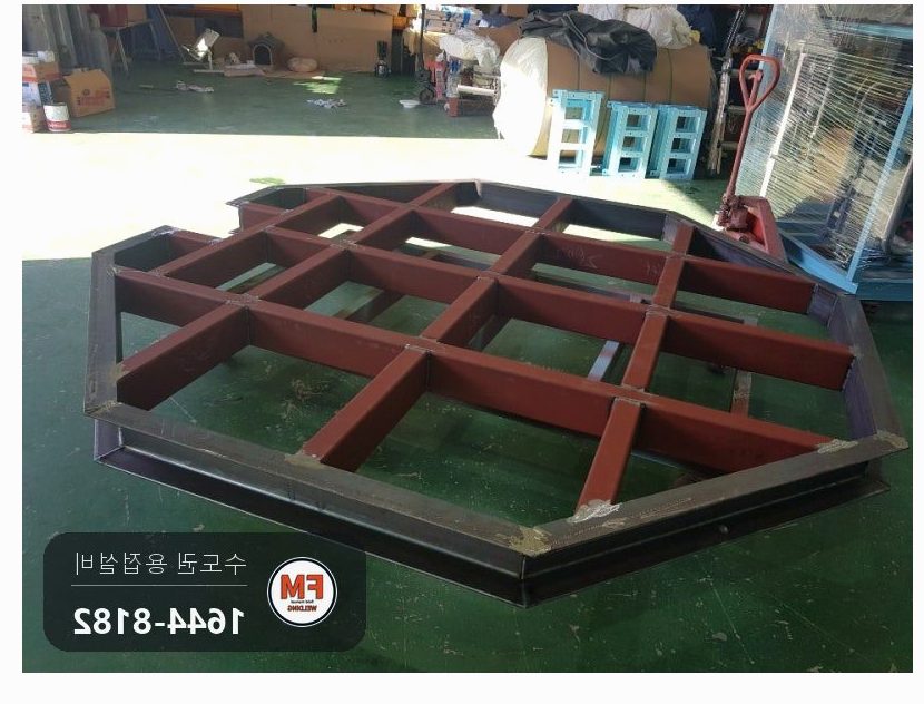 반도체 장비 잔넬 프레임 도면대로 변형 없는 용접