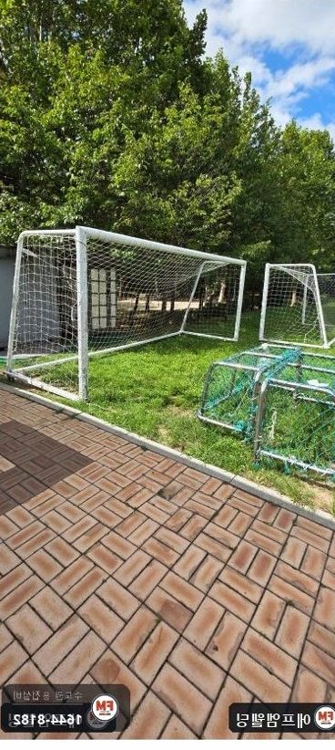 바퀴교체 축구 골대 이탈 부속 피스 고정 보수