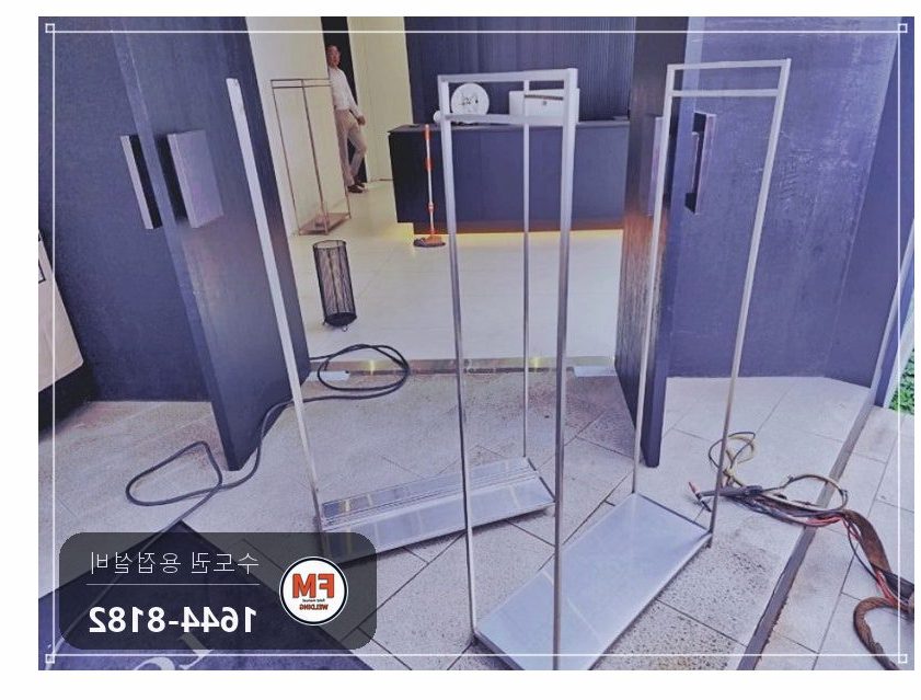 옷가게 행거 8대 접합부 행거용접 버핑 스텐 코팅제 수리