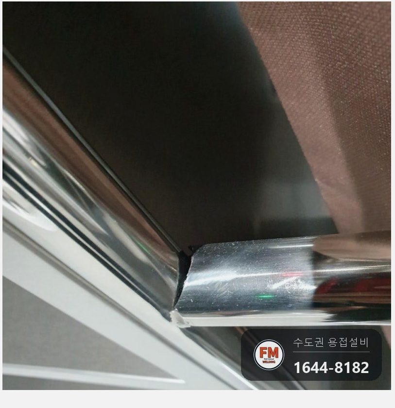 호텔 카트 40대 바퀴 가접 떨어짐 온둘레 보강 출장용접
