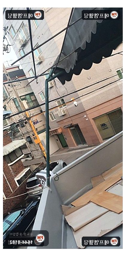 캐노피 기둥 신설 각파이프용접 벽체 앵커 고정 보강